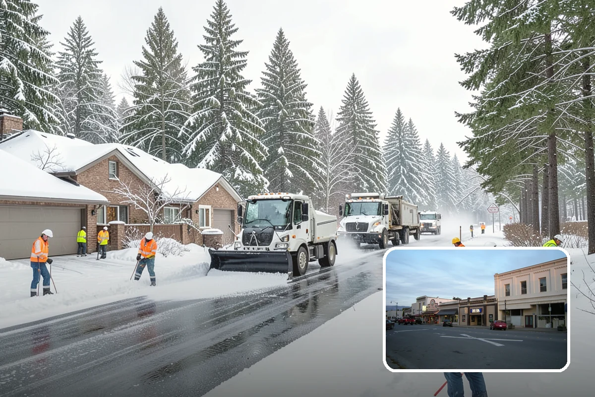 Residential Parking Lot Snow Removal in Burlington, Skagit County, WA - Residents keep access to their vehicles during rare but disruptive lowland storms