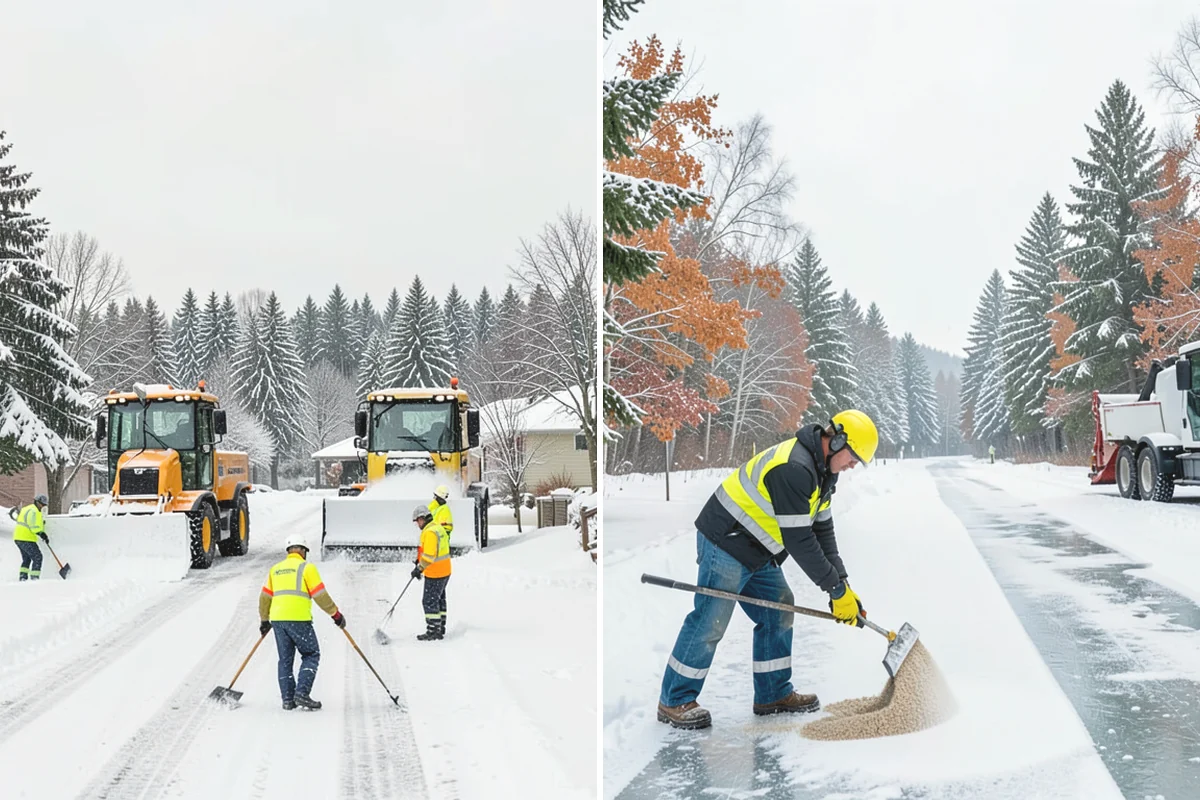Residential Parking Lot Snow Removal in Burlington, Skagit County, WA - Walk the lot to map stall layout, drainage, and where cars stay parked