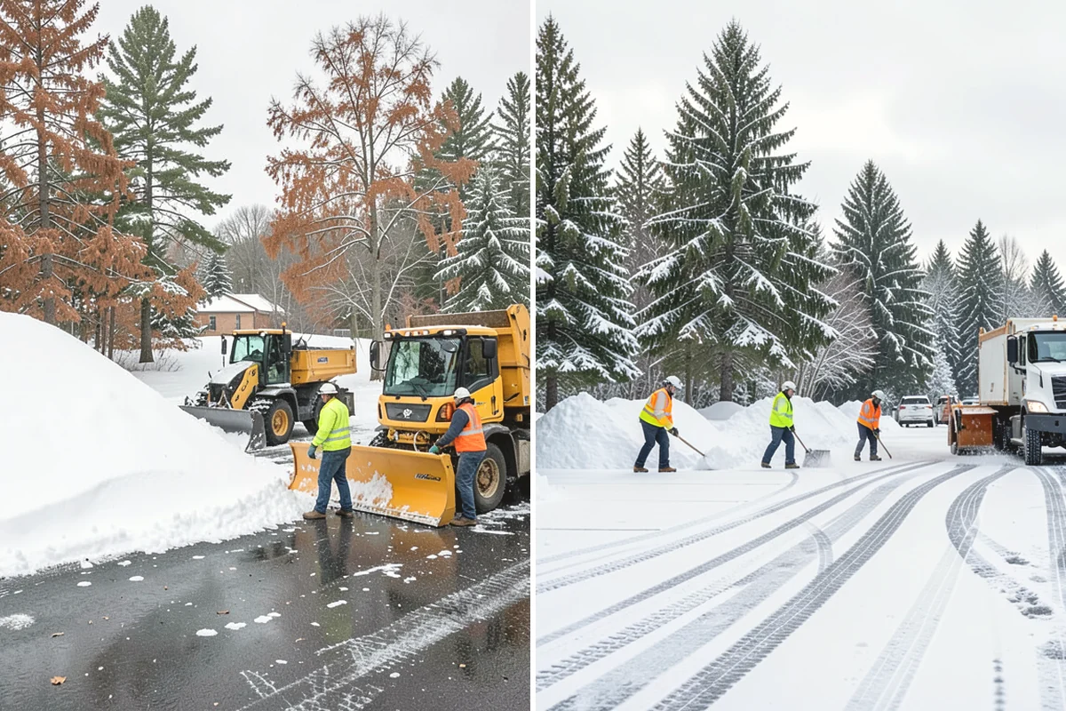 Residential Parking Lot Snow Removal in Carnation, King County, WA - Walk the lot to map stall layout, drainage, and where cars stay parked
