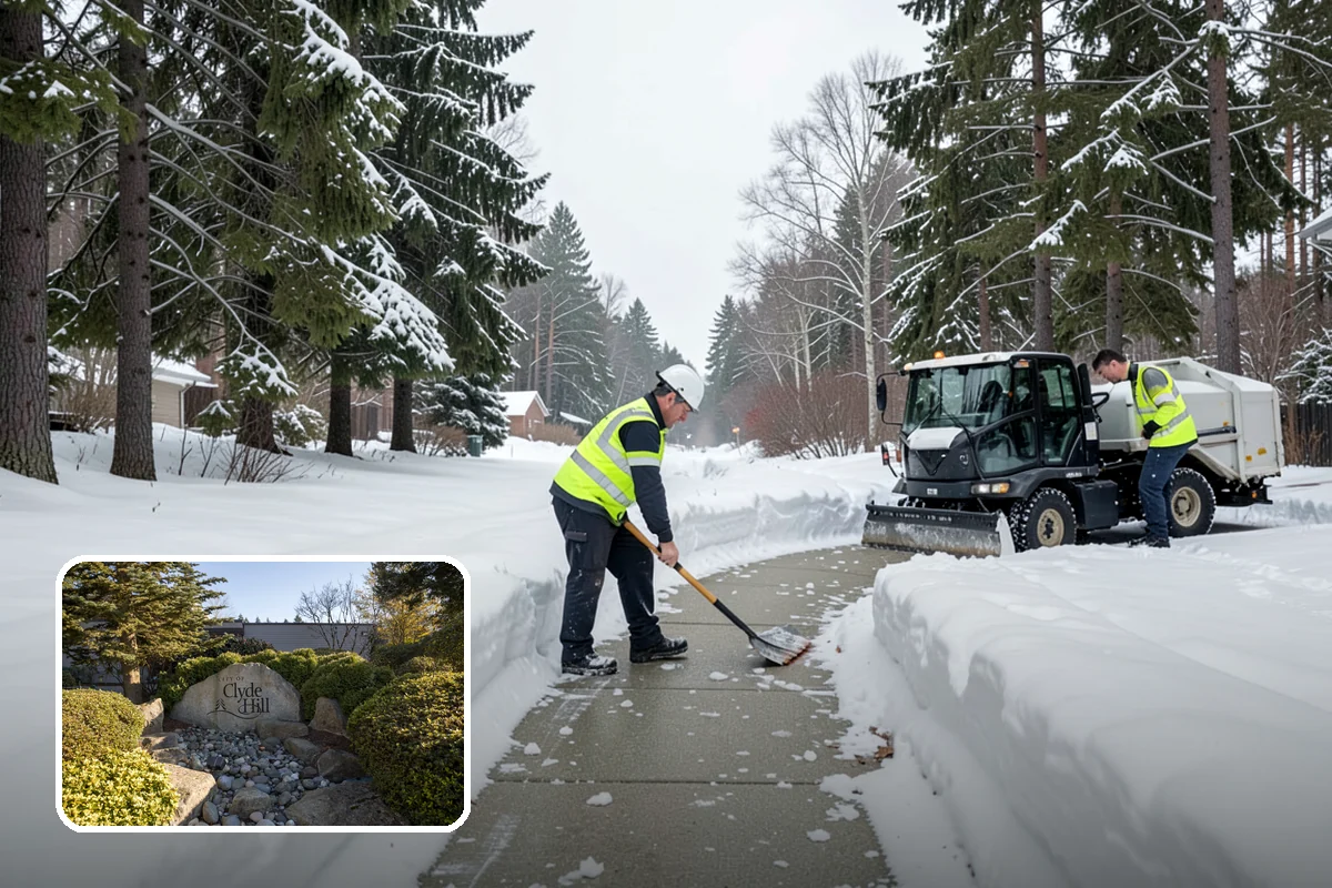 Residential Parking Lot Snow Removal in Clyde Hill, King County, WA - Residents keep access to their vehicles during rare but disruptive lowland storms