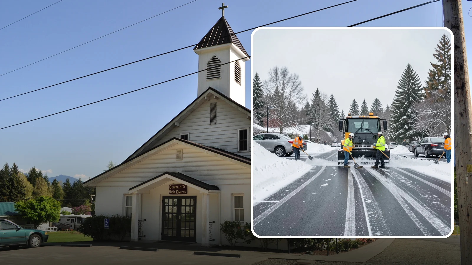 Residential Parking Lot Snow Removal in Concrete, Skagit County, WA - We clear shared residential parking lots across Western Washington so tenants can reach their cars the moment Puget Sound snow...