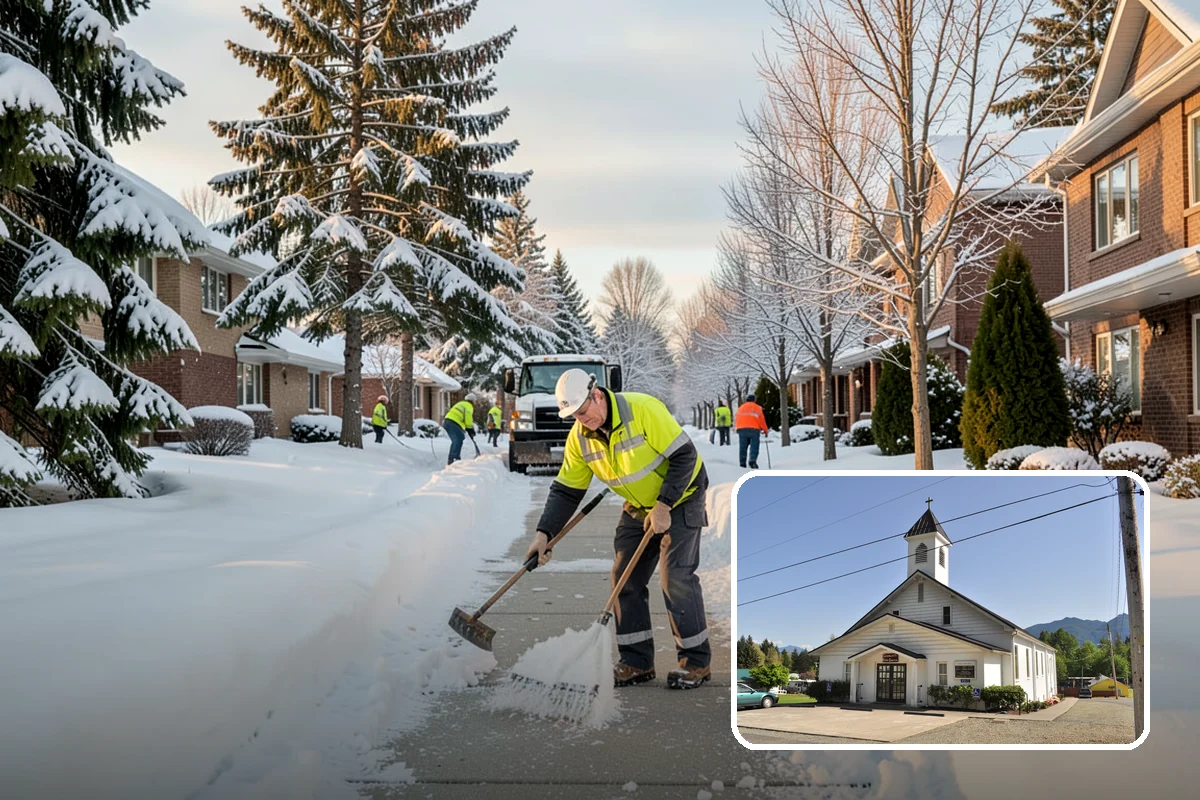 Residential Parking Lot Snow Removal in Concrete, Skagit County, WA - Residents keep access to their vehicles during rare but disruptive lowland storms