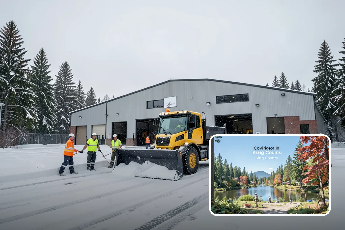 Residential Parking Lot Snow Removal in Covington, King County, WA - Residents keep access to their vehicles during rare but disruptive lowland storms
