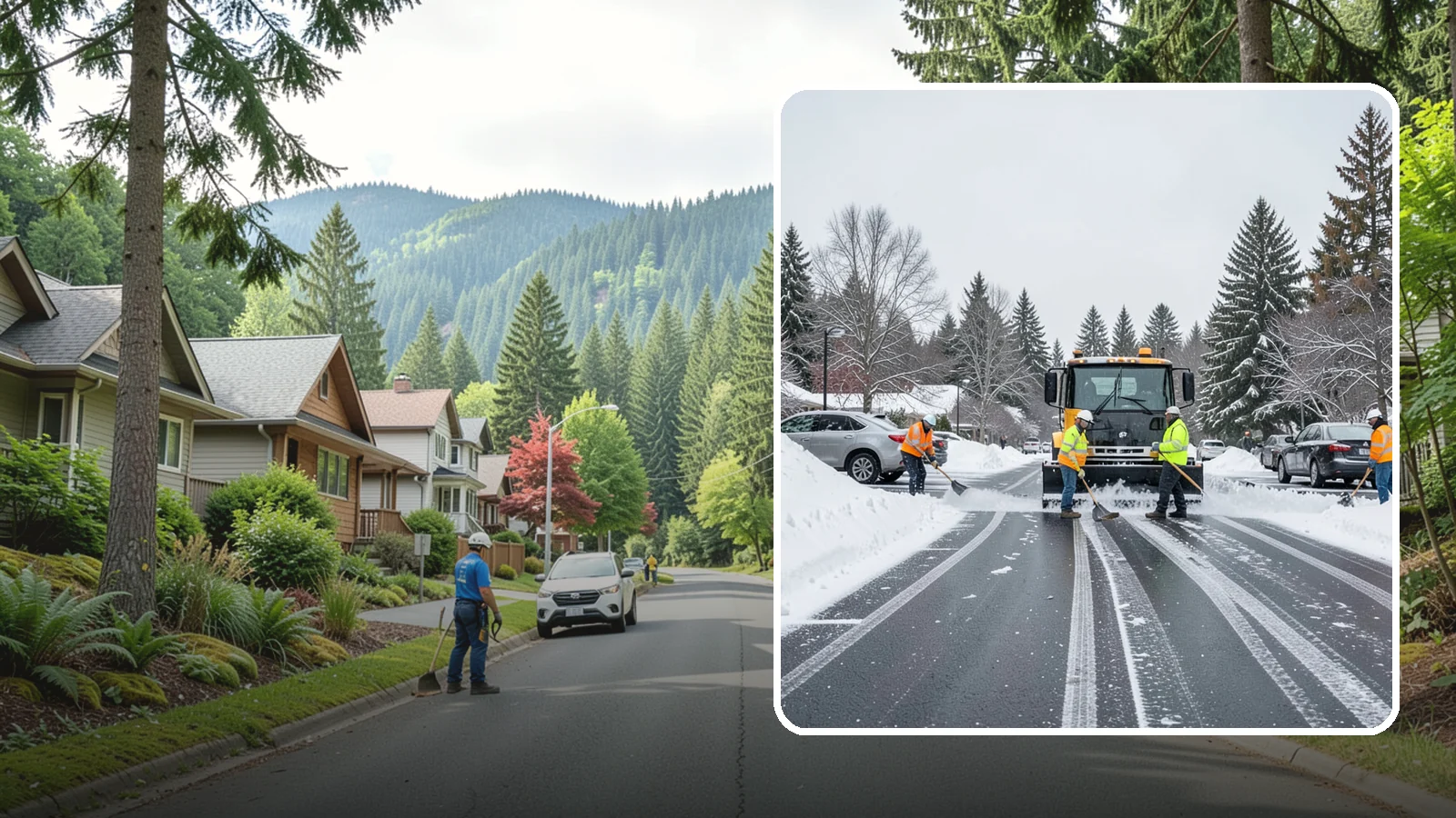 Residential Parking Lot Snow Removal in Darrington, Snohomish County, WA - We clear shared residential parking lots across Western Washington so tenants can reach their cars the moment Puget Sound snow...