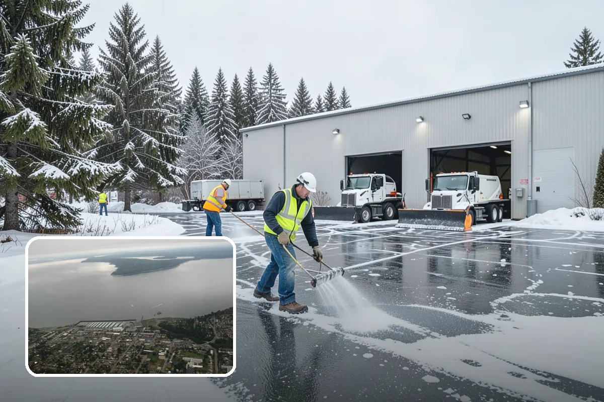 Residential Parking Lot Snow Removal in Des Moines, King County, WA - Residents keep access to their vehicles during rare but disruptive lowland storms