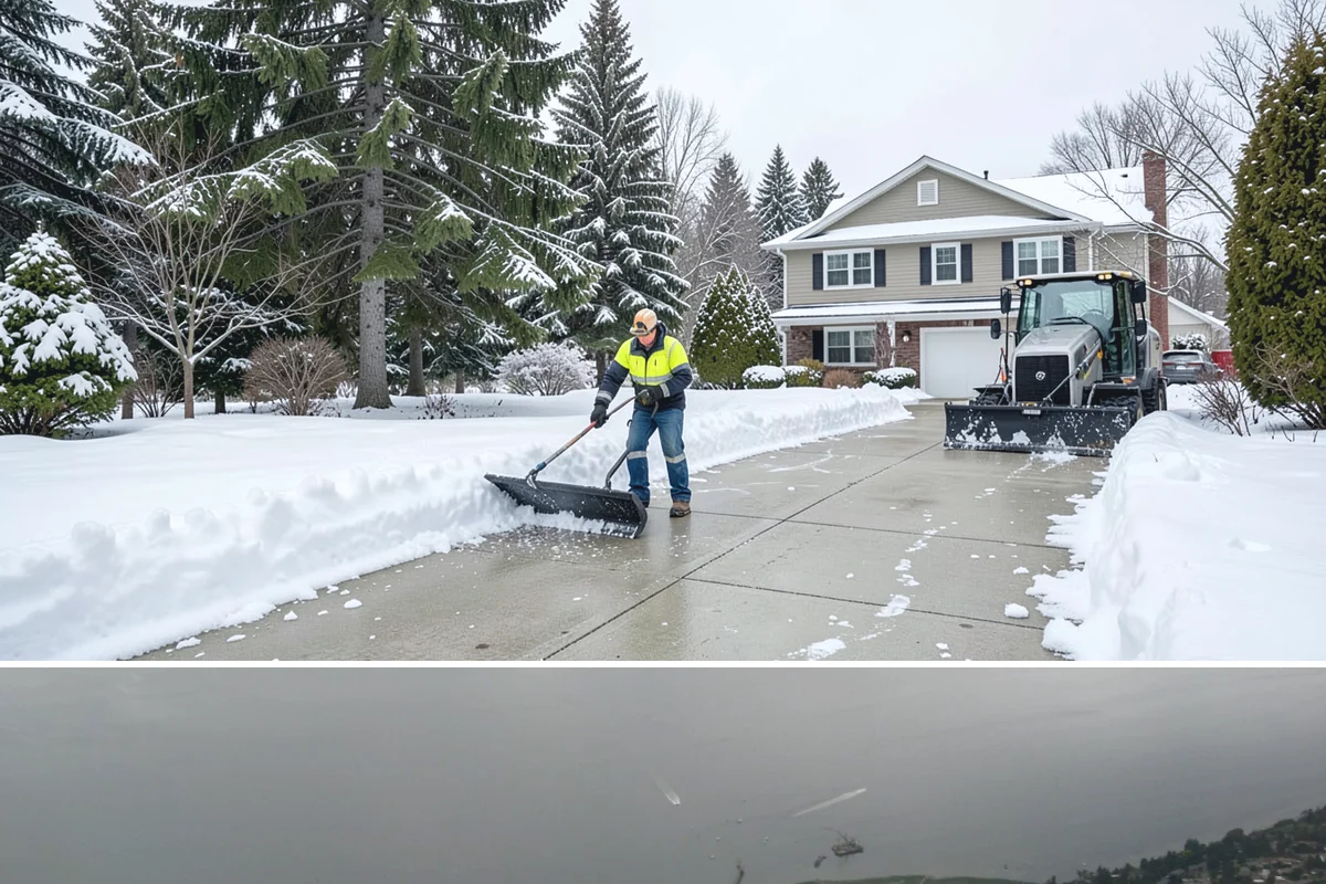 Residential Parking Lot Snow Removal in Des Moines, King County, WA - Western Washington lowland snow clusters between late November and February, with elevated risk during La Nina winters.