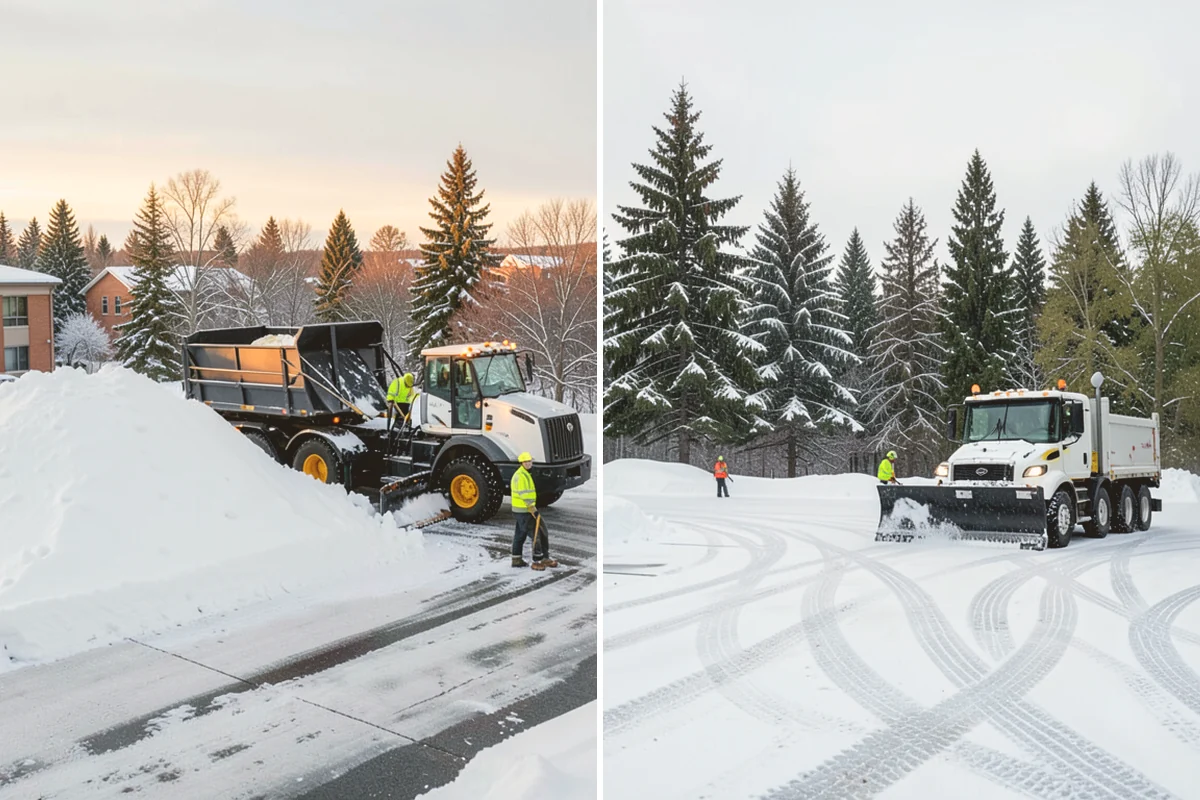 Residential Parking Lot Snow Removal in Eatonville, Pierce County, WA - Walk the lot to map stall layout, drainage, and where cars stay parked