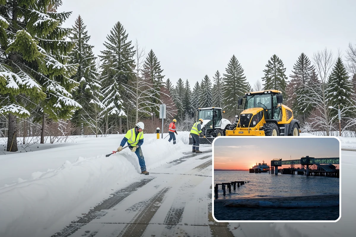 Residential Parking Lot Snow Removal in Edmonds, Snohomish County, WA - Residents keep access to their vehicles during rare but disruptive lowland storms