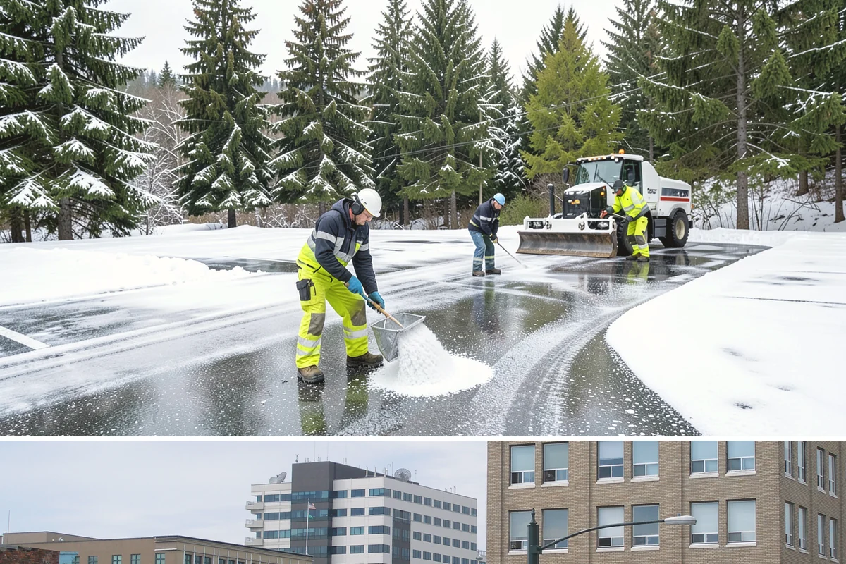 Residential Parking Lot Snow Removal in Everett, Snohomish County, WA - Western Washington lowland snow clusters between late November and February, with elevated risk during La Nina winters.