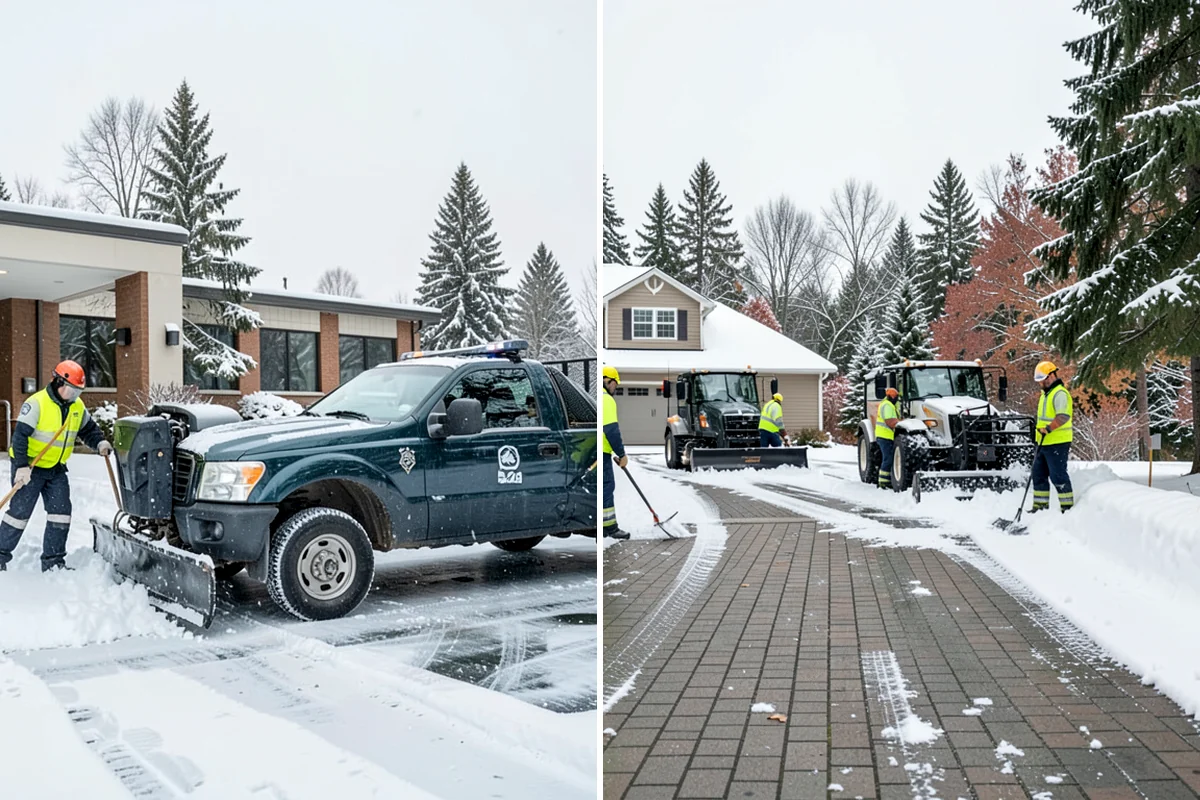 Residential Parking Lot Snow Removal in Federal Way, King County, WA - Walk the lot to map stall layout, drainage, and where cars stay parked