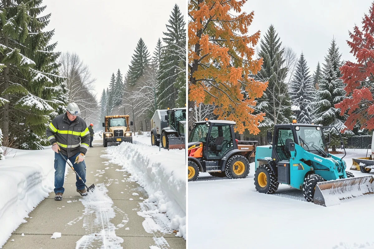 Residential Parking Lot Snow Removal in Fife, Pierce County, WA - Walk the lot to map stall layout, drainage, and where cars stay parked
