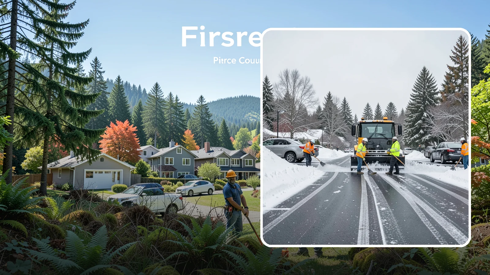 Residential Parking Lot Snow Removal in Fircrest, Pierce County, WA - We clear shared residential parking lots across Western Washington so tenants can reach their cars the moment Puget Sound snow...