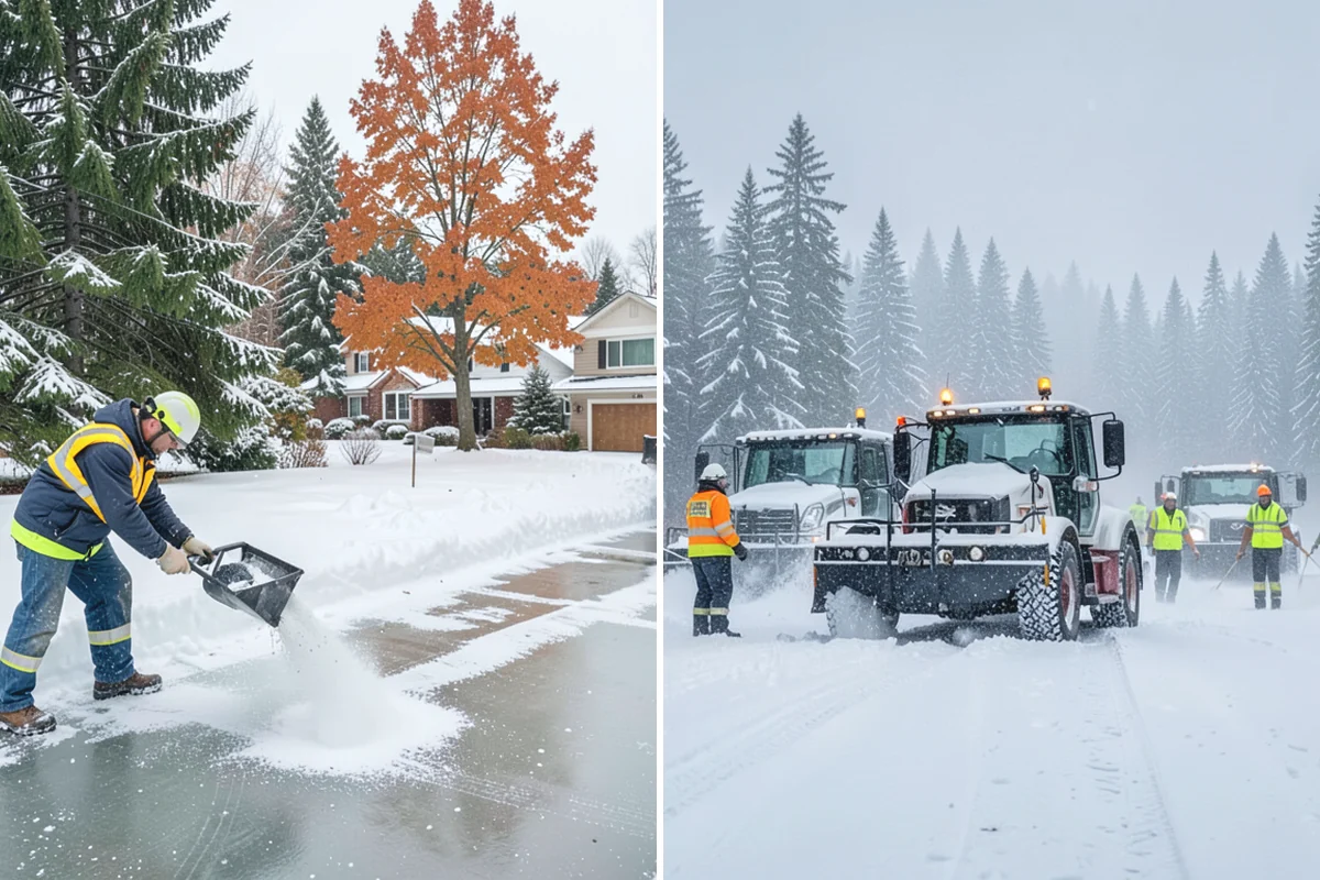 Residential Parking Lot Snow Removal in Granite Falls, Snohomish County, WA - Walk the lot to map stall layout, drainage, and where cars stay parked