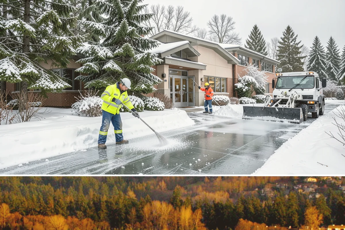 Residential Parking Lot Snow Removal in Kenmore, King County, WA - Western Washington lowland snow clusters between late November and February, with elevated risk during La Nina winters.