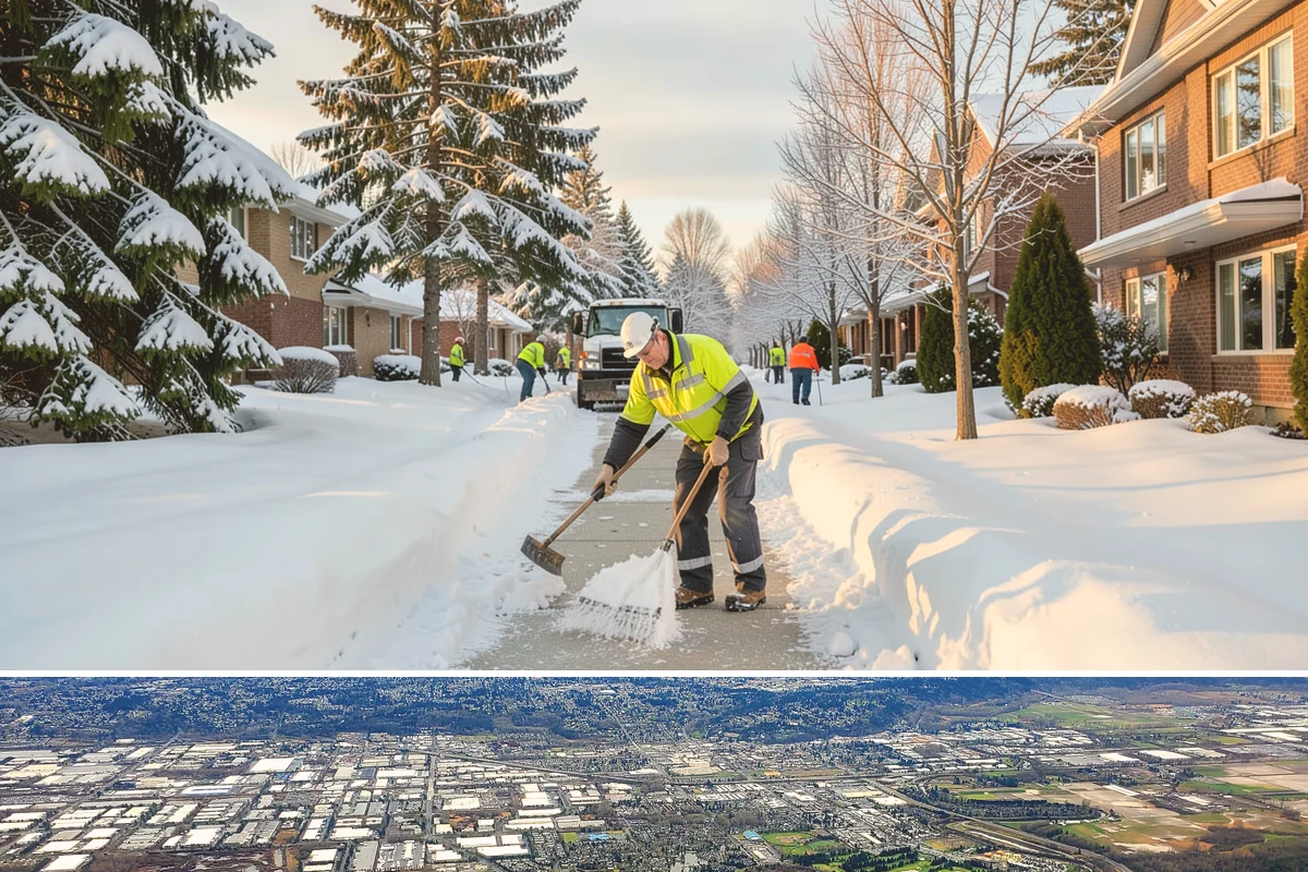 Residential Parking Lot Snow Removal in Kent, King County, WA - Western Washington lowland snow clusters between late November and February, with elevated risk during La Nina winters.