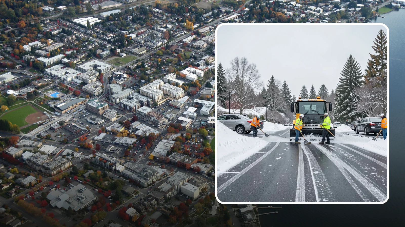Residential Parking Lot Snow Removal in Kirkland, King County, WA - We clear shared residential parking lots across Western Washington so tenants can reach their cars the moment Puget Sound snow...