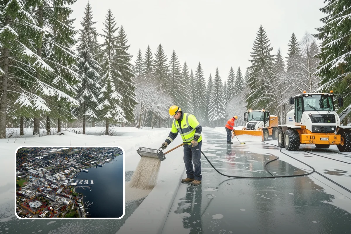 Residential Parking Lot Snow Removal in Kirkland, King County, WA - Residents keep access to their vehicles during rare but disruptive lowland storms