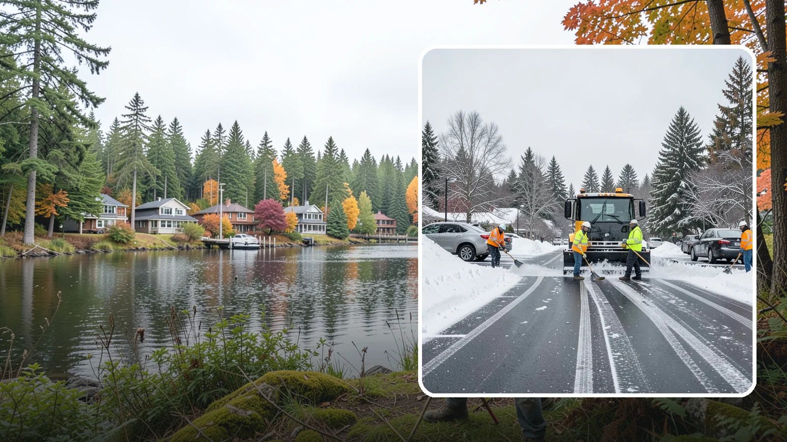 Residential Parking Lot Snow Removal in La Conner, Skagit County, WA - We clear shared residential parking lots across Western Washington so tenants can reach their cars the moment Puget Sound snow...