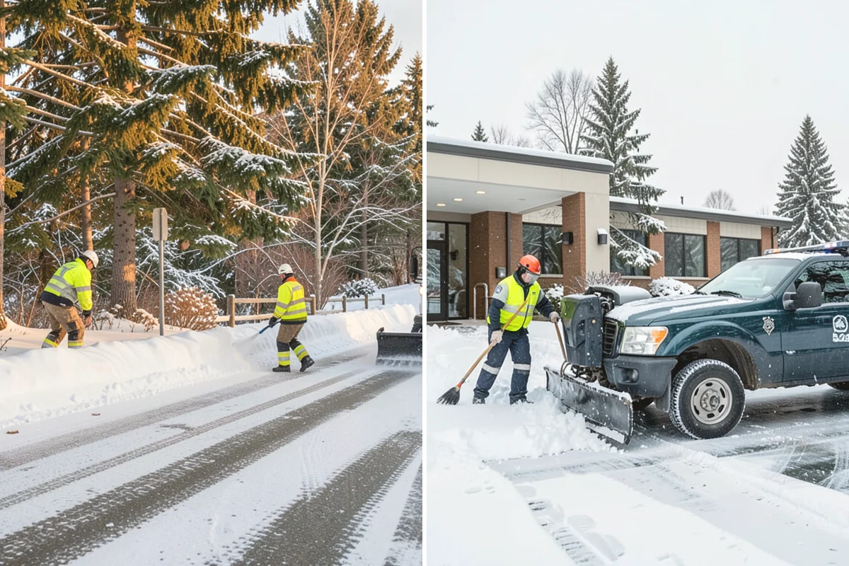 Residential Parking Lot Snow Removal in La Conner, Skagit County, WA - Walk the lot to map stall layout, drainage, and where cars stay parked