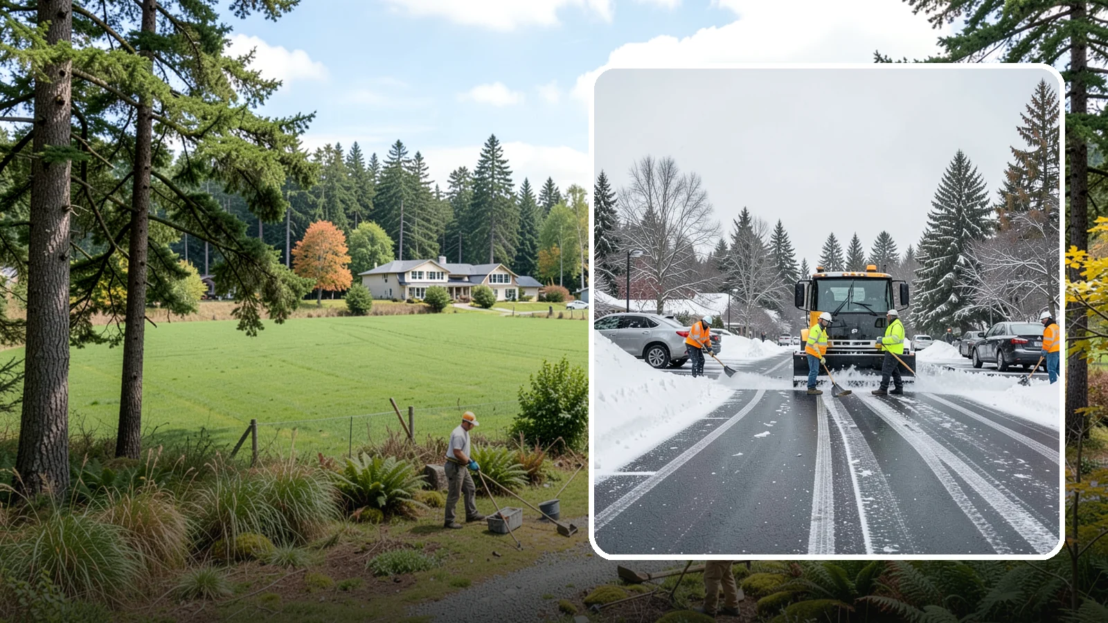 Residential Parking Lot Snow Removal in Lyman, Skagit County, WA - We clear shared residential parking lots across Western Washington so tenants can reach their cars the moment Puget Sound snow...