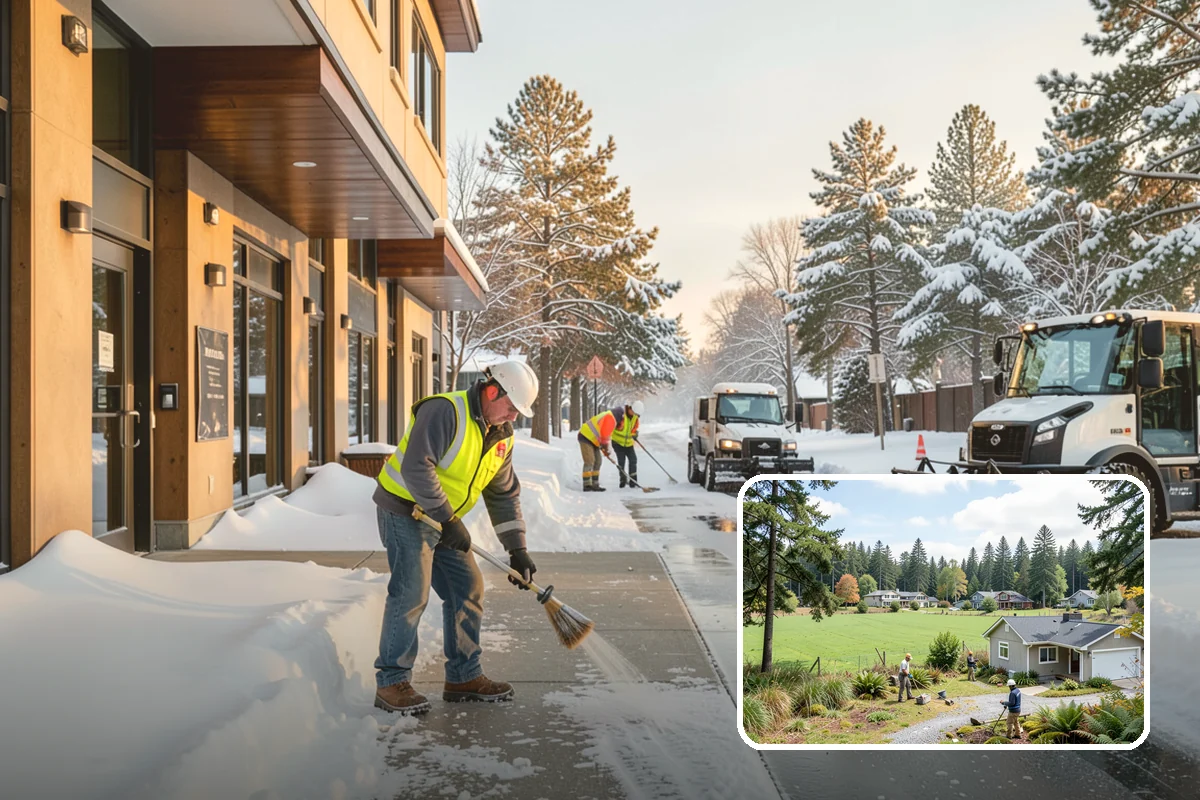 Residential Parking Lot Snow Removal in Lyman, Skagit County, WA - Residents keep access to their vehicles during rare but disruptive lowland storms