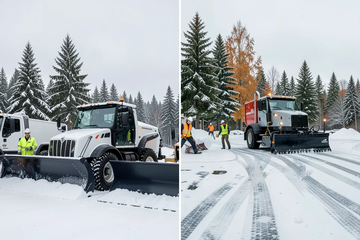 Residential Parking Lot Snow Removal in Lyman, Skagit County, WA - Walk the lot to map stall layout, drainage, and where cars stay parked