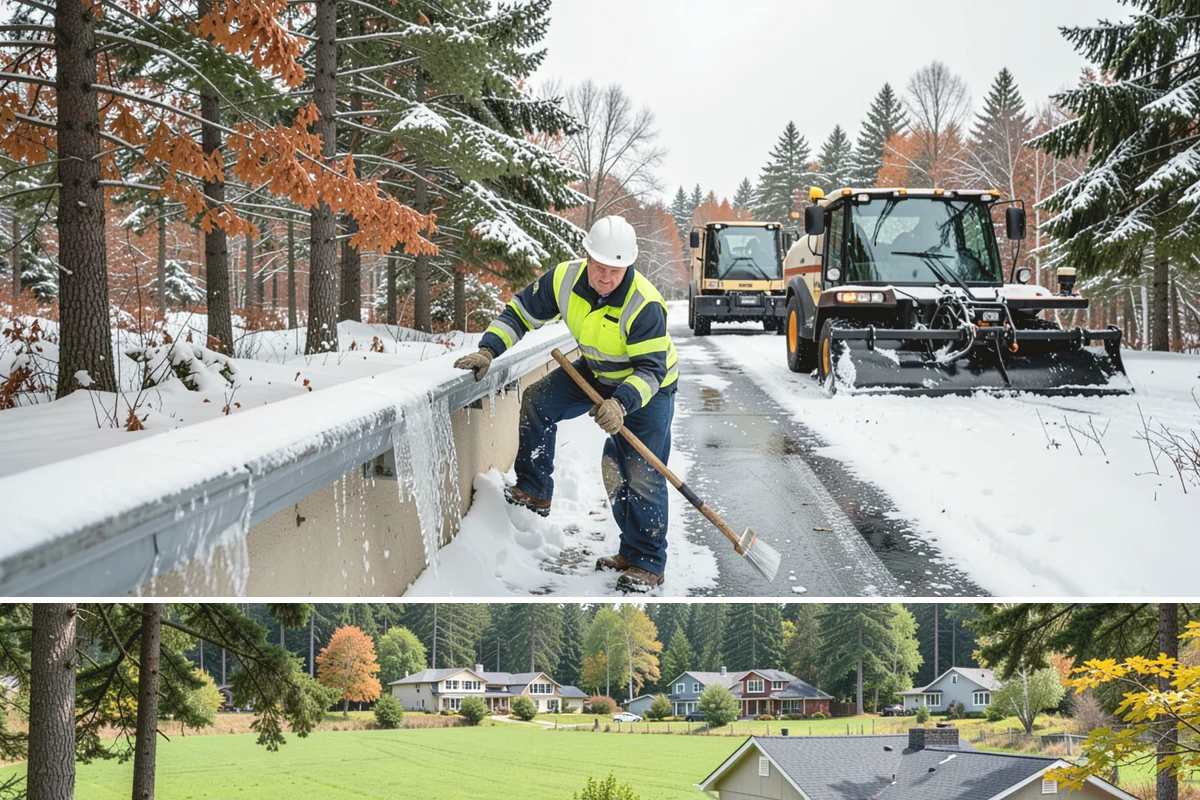 Residential Parking Lot Snow Removal in Lyman, Skagit County, WA - Western Washington lowland snow clusters between late November and February, with elevated risk during La Nina winters.