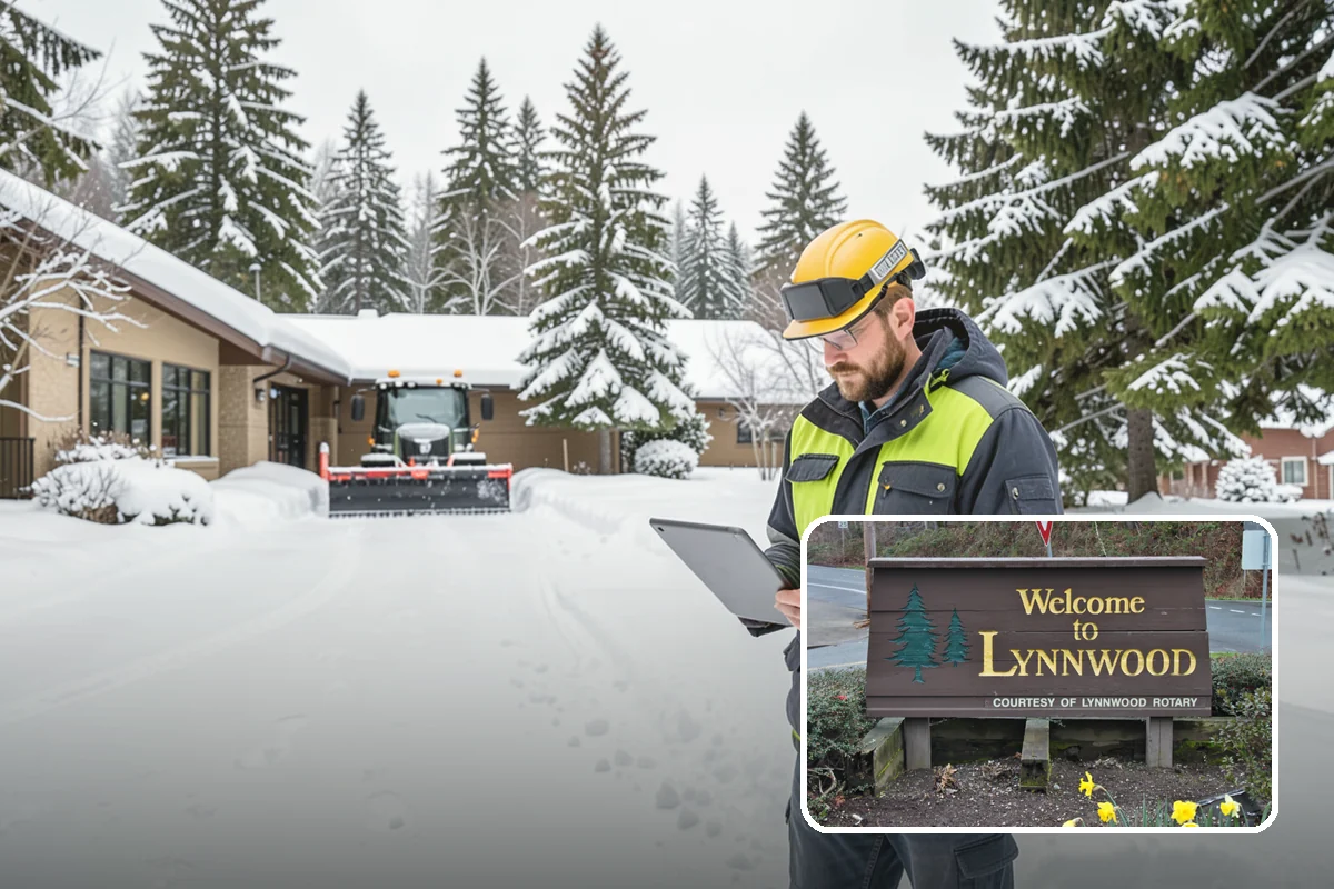 Residential Parking Lot Snow Removal in Lynnwood, Snohomish County, WA - Residents keep access to their vehicles during rare but disruptive lowland storms