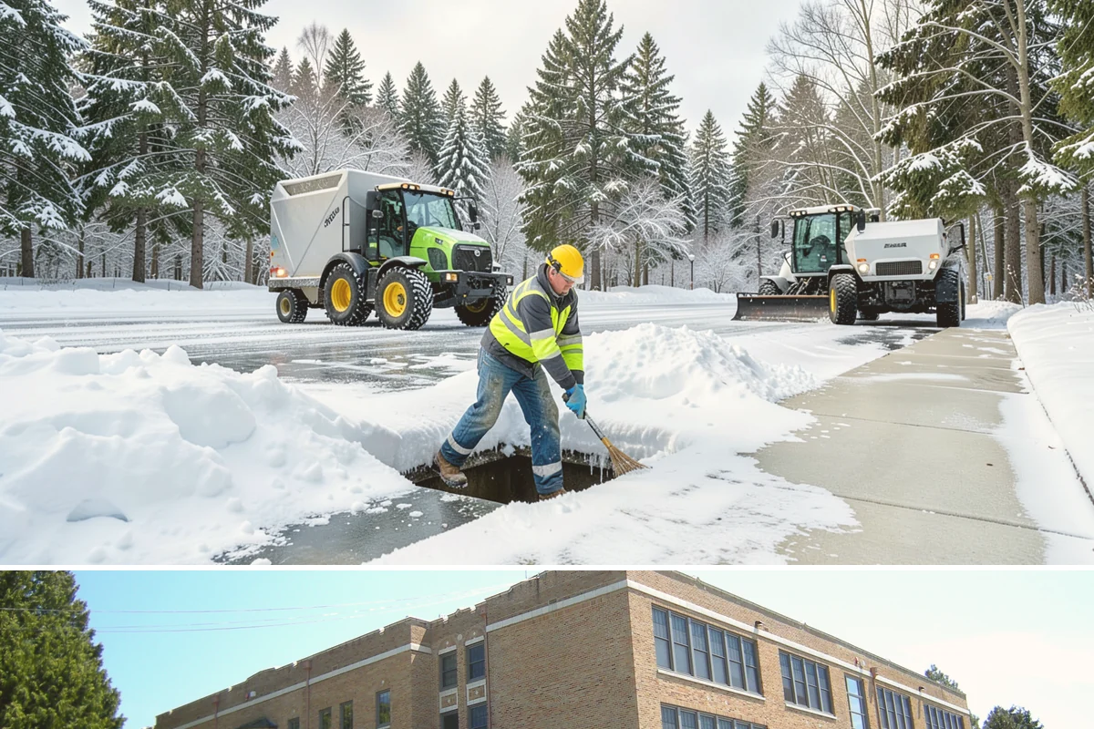 Residential Parking Lot Snow Removal in Maple Valley, King County, WA - Western Washington lowland snow clusters between late November and February, with elevated risk during La Nina winters.