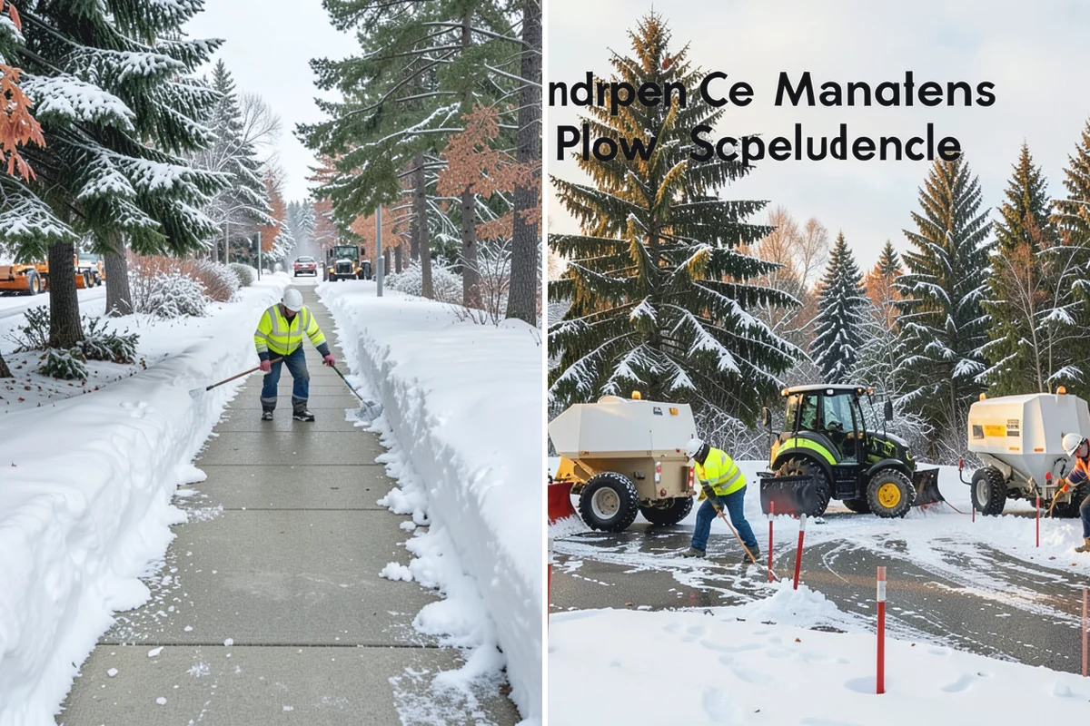 Residential Parking Lot Snow Removal in Medina, King County, WA - Walk the lot to map stall layout, drainage, and where cars stay parked