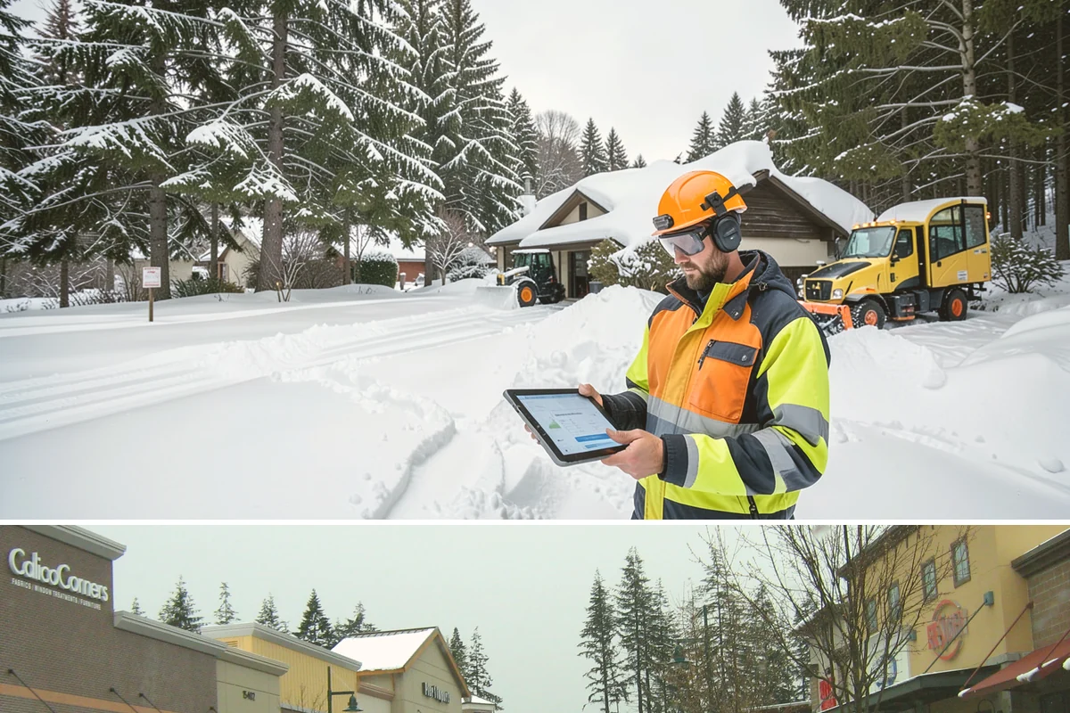 Residential Parking Lot Snow Removal in Mill Creek, Snohomish County, WA - Western Washington lowland snow clusters between late November and February, with elevated risk during La Nina winters.