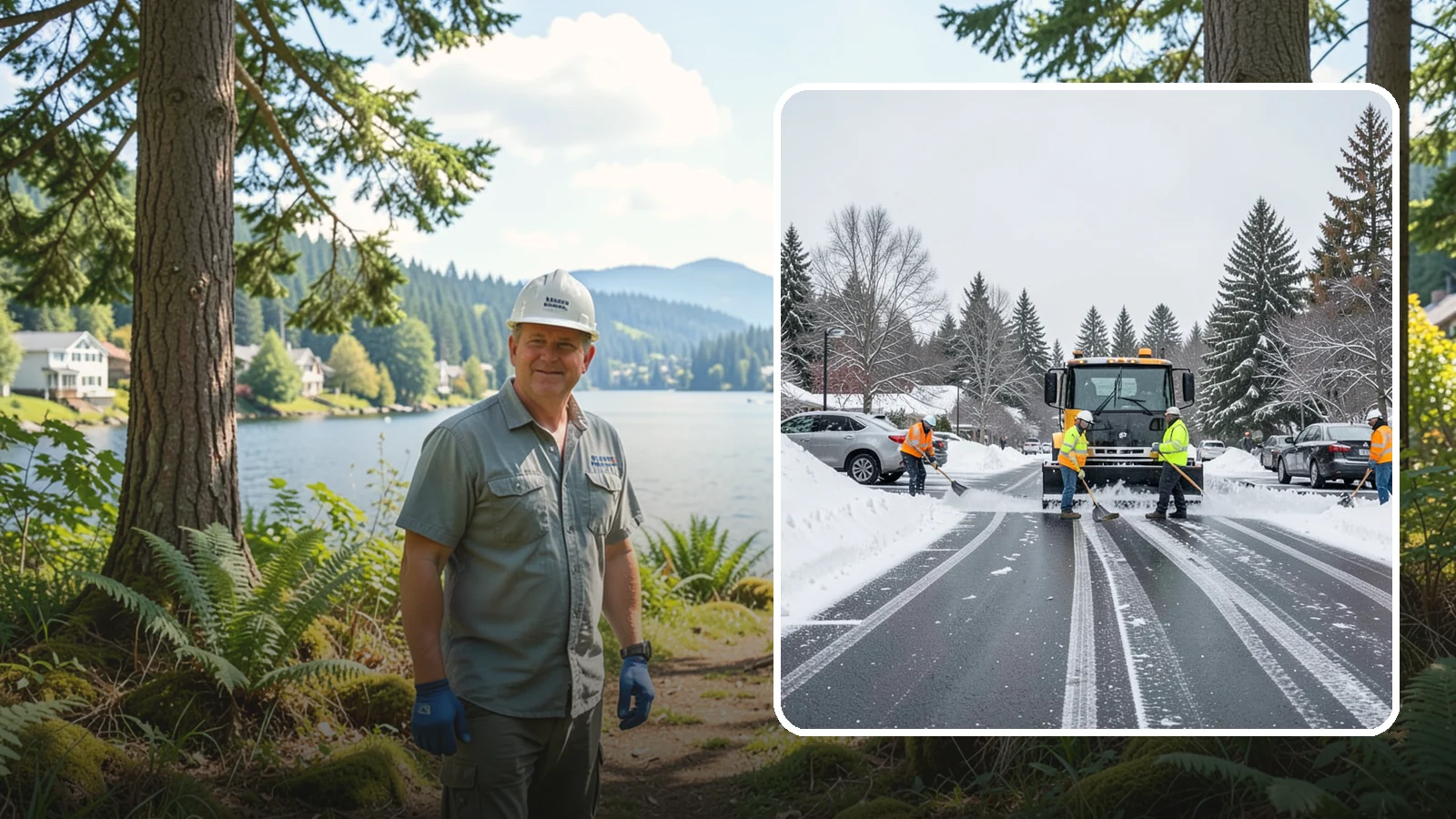 Residential Parking Lot Snow Removal in Milton, King County, WA - We clear shared residential parking lots across Western Washington so tenants can reach their cars the moment Puget Sound snow...