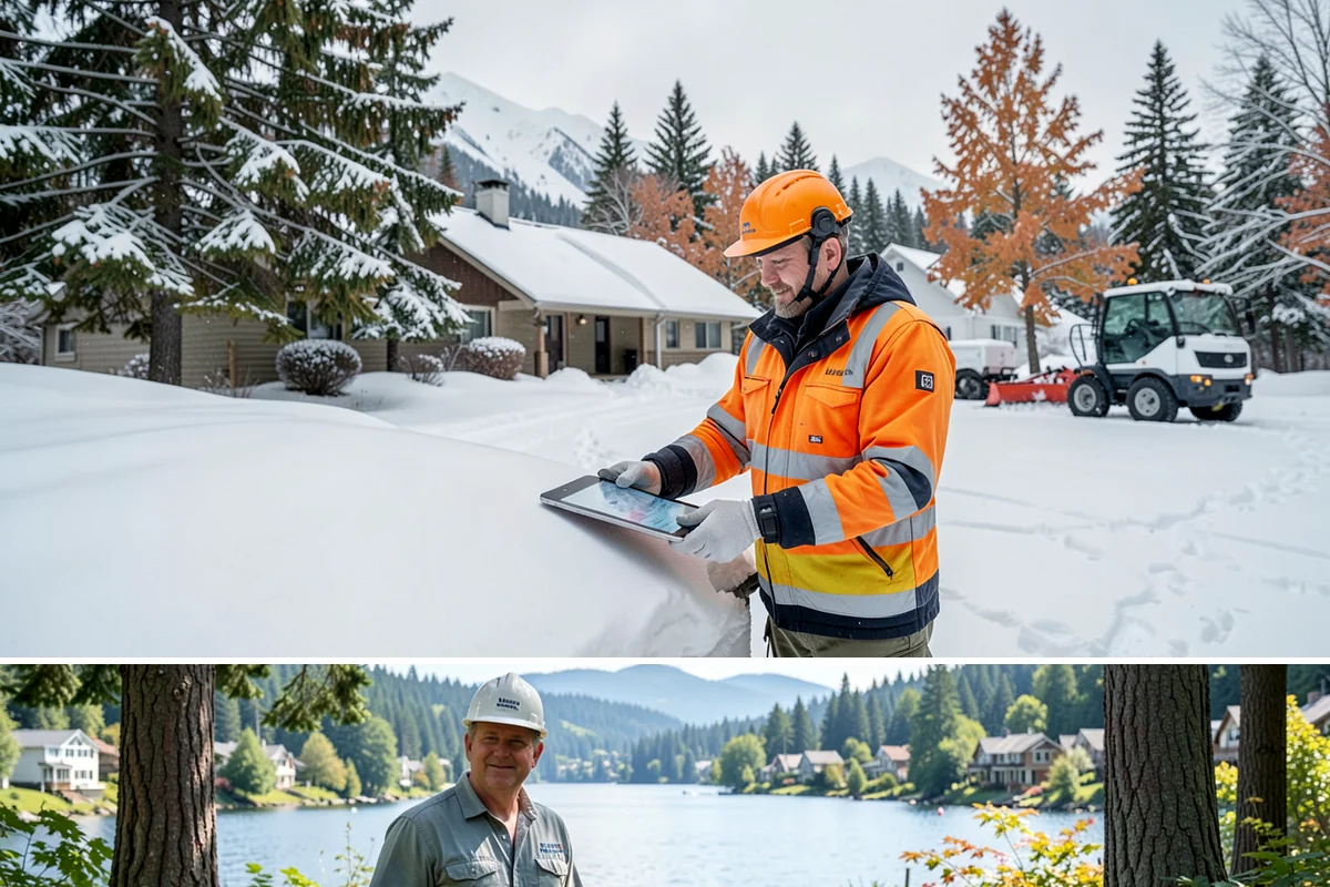 Residential Parking Lot Snow Removal in Milton, King County, WA - Western Washington lowland snow clusters between late November and February, with elevated risk during La Nina winters.