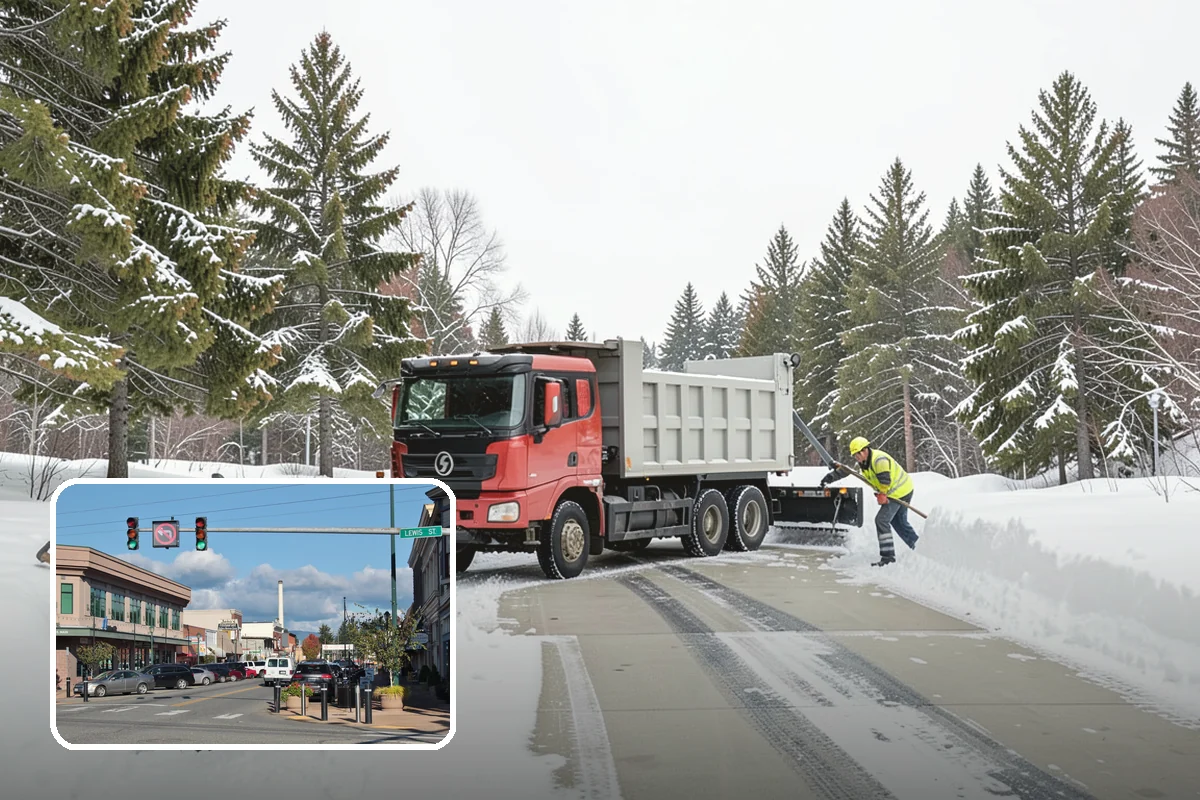 Residential Parking Lot Snow Removal in Monroe, Snohomish County, WA - Residents keep access to their vehicles during rare but disruptive lowland storms