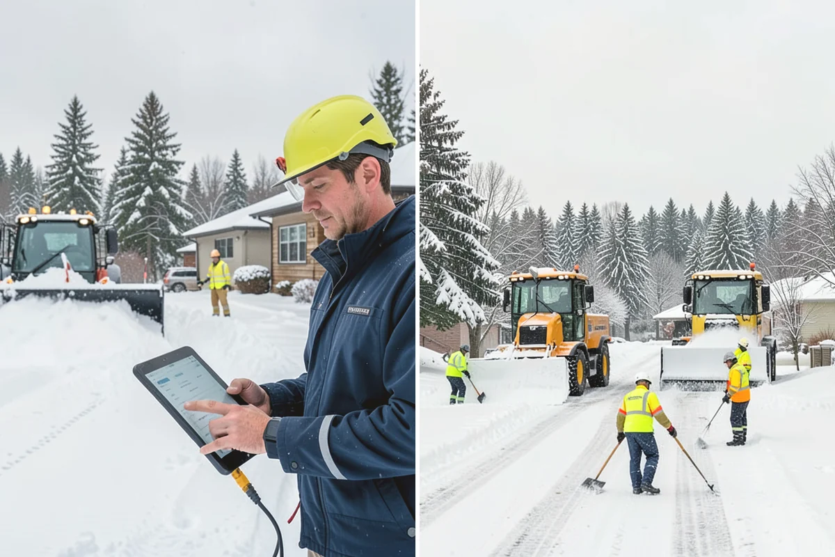 Residential Parking Lot Snow Removal in Monroe, Snohomish County, WA - Walk the lot to map stall layout, drainage, and where cars stay parked