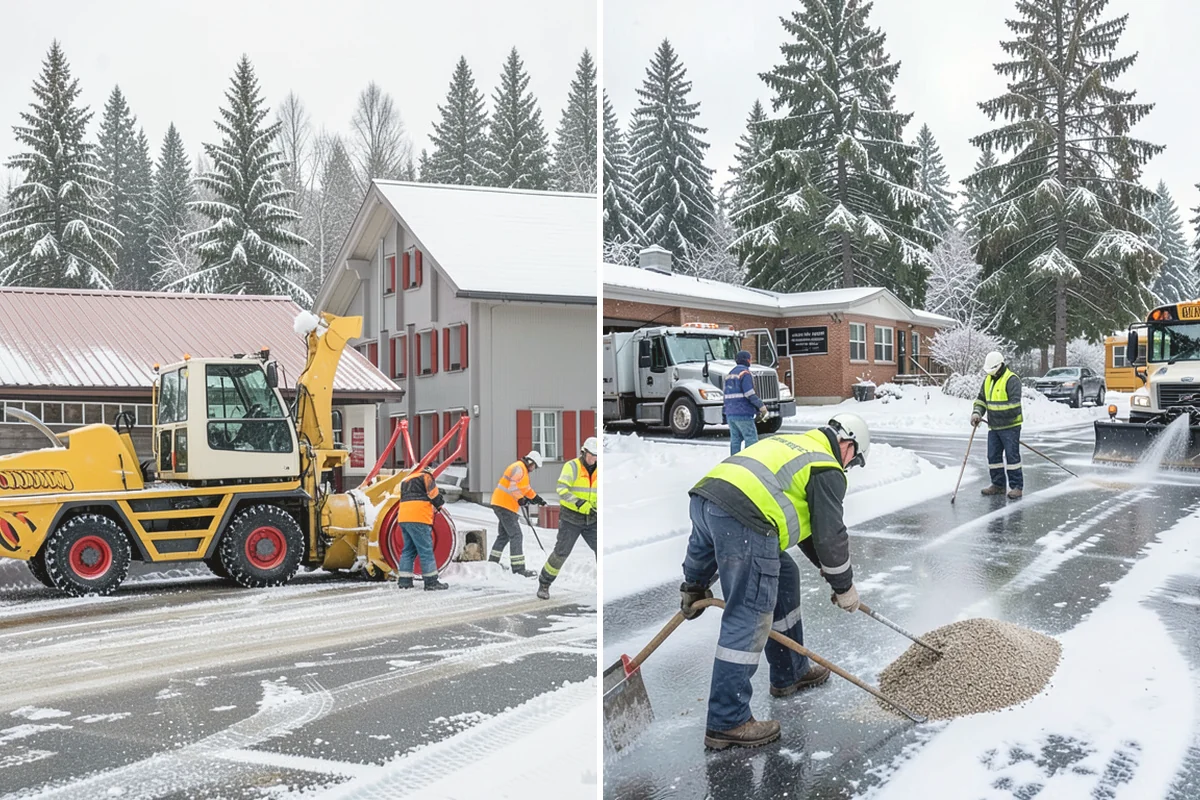 Residential Parking Lot Snow Removal in Mountlake Terrace, Snohomish County, WA - Walk the lot to map stall layout, drainage, and where cars stay parked