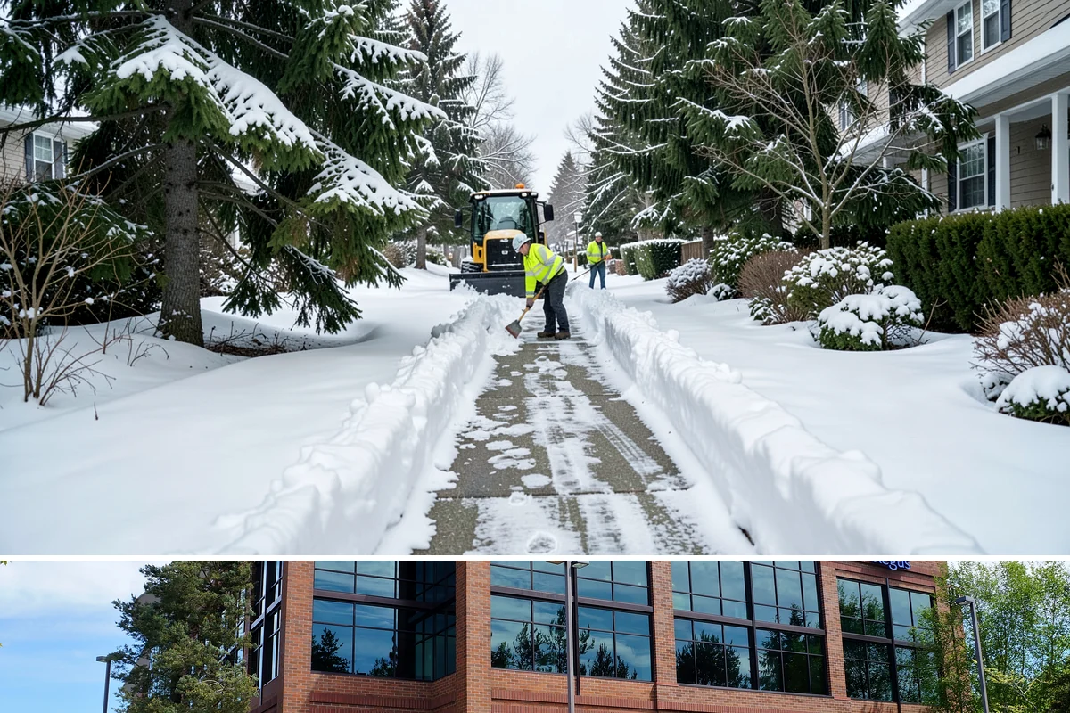 Residential Parking Lot Snow Removal in Mountlake Terrace, Snohomish County, WA - Western Washington lowland snow clusters between late November and February, with elevated risk during La Nina winters.