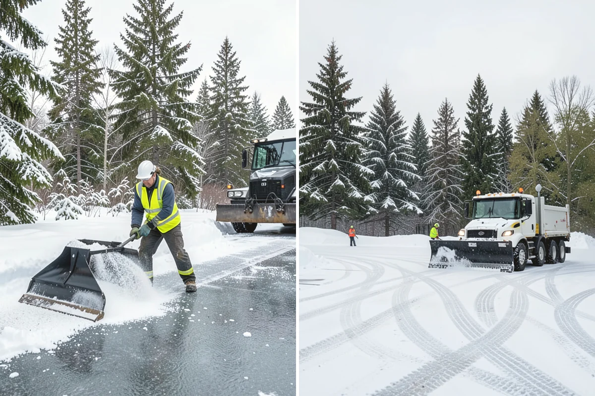 Residential Parking Lot Snow Removal in Mukilteo, Snohomish County, WA - Walk the lot to map stall layout, drainage, and where cars stay parked