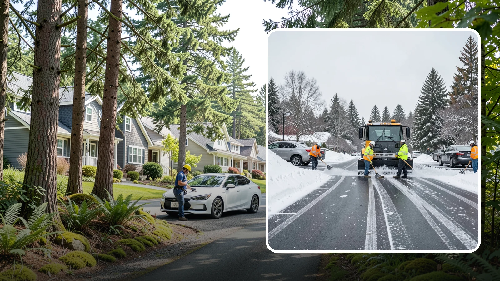 Residential Parking Lot Snow Removal in Normandy Park, King County, WA - We clear shared residential parking lots across Western Washington so tenants can reach their cars the moment Puget Sound snow...