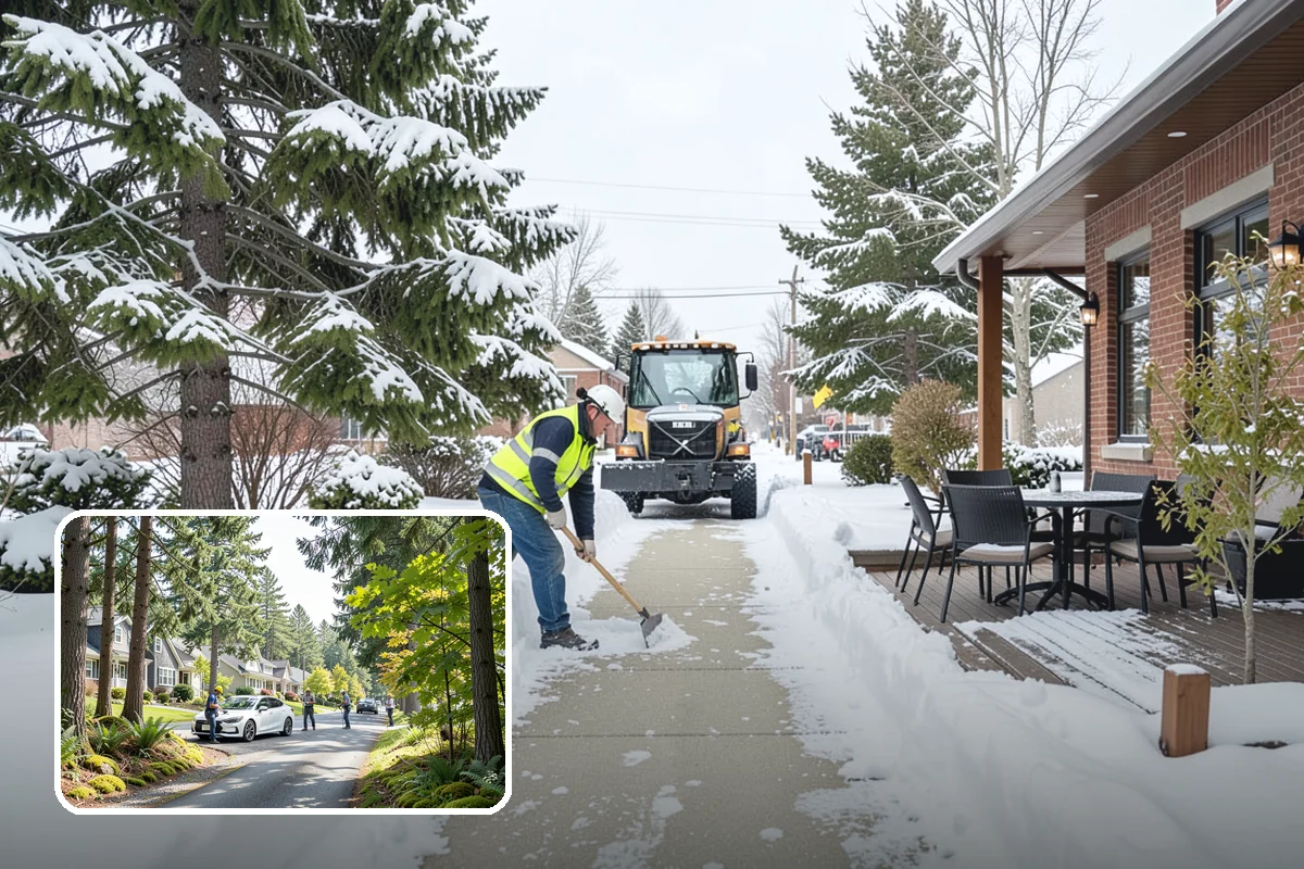 Residential Parking Lot Snow Removal in Normandy Park, King County, WA - Residents keep access to their vehicles during rare but disruptive lowland storms
