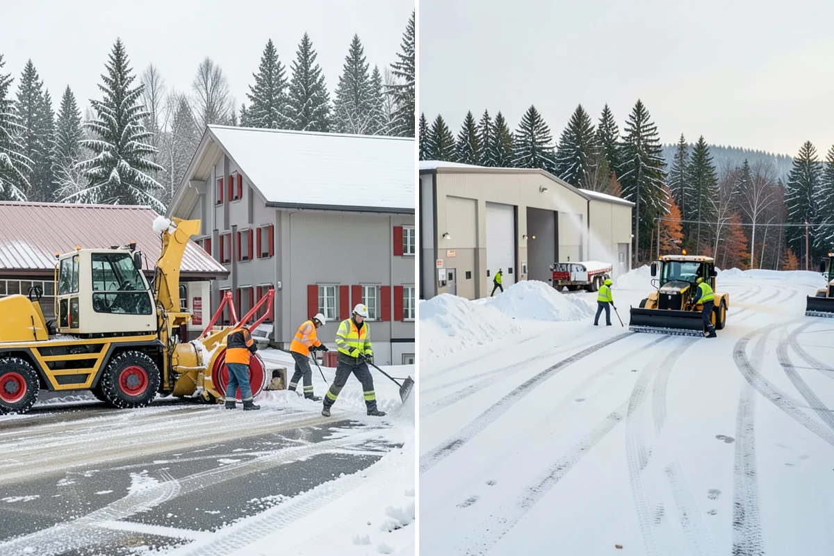 Residential Parking Lot Snow Removal in Normandy Park, King County, WA - Walk the lot to map stall layout, drainage, and where cars stay parked