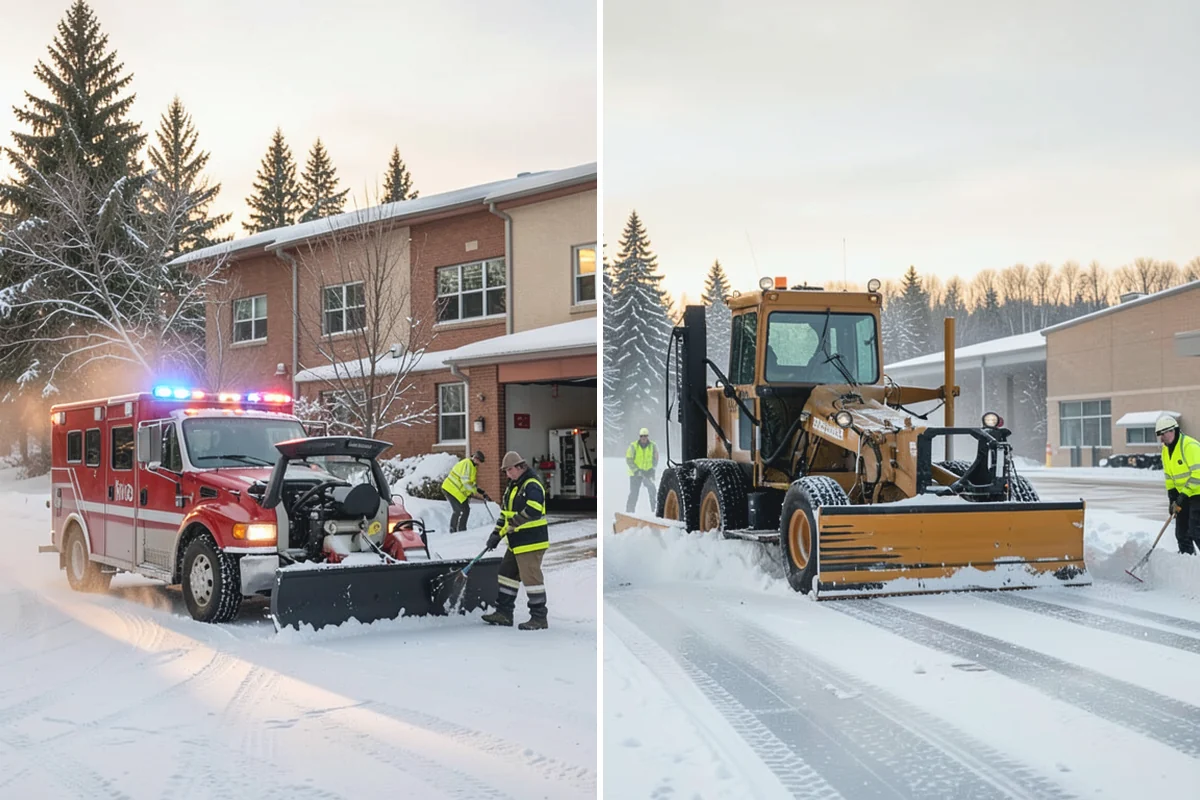 Residential Parking Lot Snow Removal in Renton, King County, WA - Walk the lot to map stall layout, drainage, and where cars stay parked
