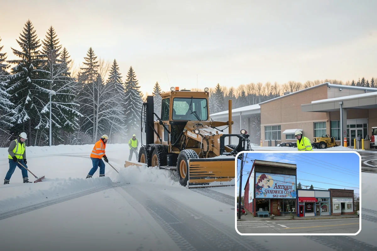 Residential Parking Lot Snow Removal in Ruston, Pierce County, WA - Residents keep access to their vehicles during rare but disruptive lowland storms