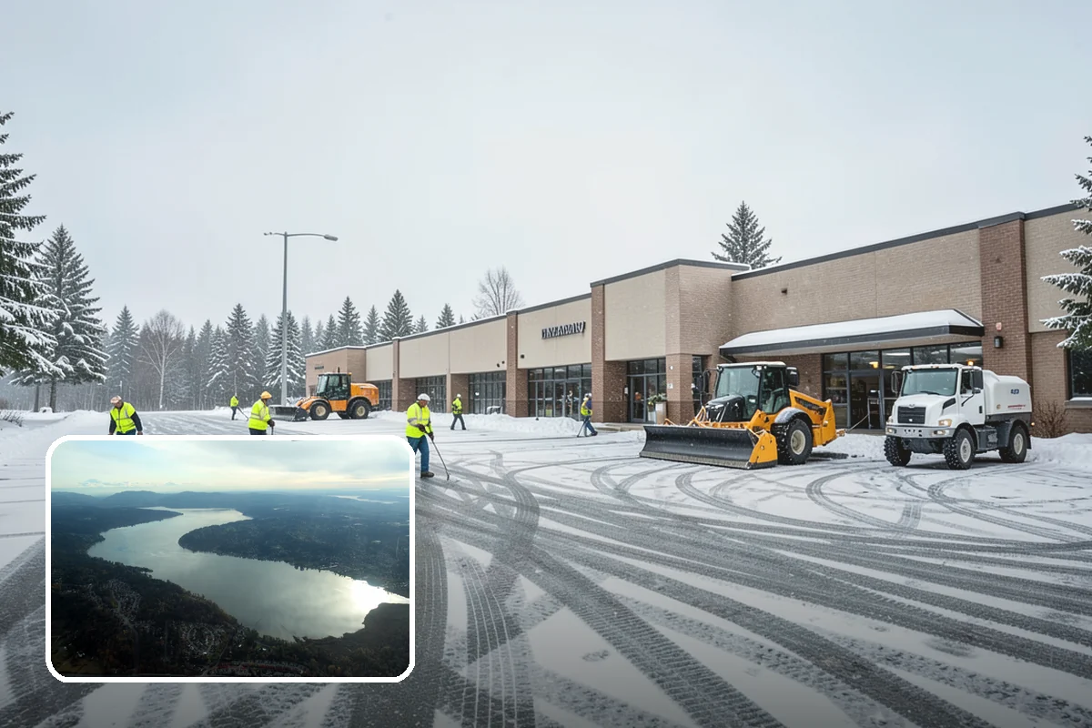 Residential Parking Lot Snow Removal in Sammamish, King County, WA - Residents keep access to their vehicles during rare but disruptive lowland storms