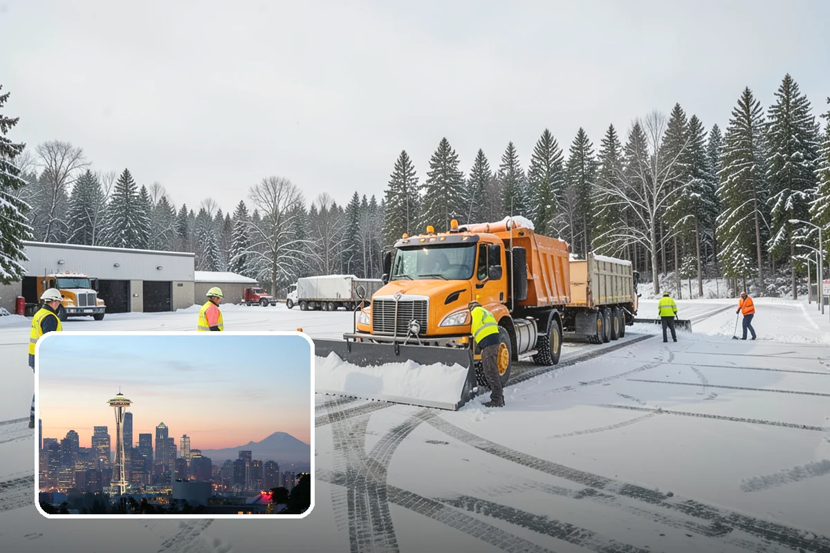 Residential Parking Lot Snow Removal in Seattle, King County, WA - Residents keep access to their vehicles during rare but disruptive lowland storms