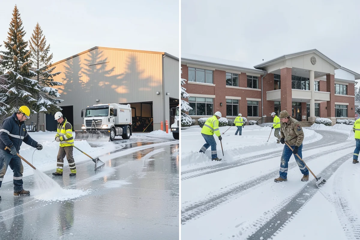 Residential Parking Lot Snow Removal in South Prairie, Pierce County, WA - Walk the lot to map stall layout, drainage, and where cars stay parked