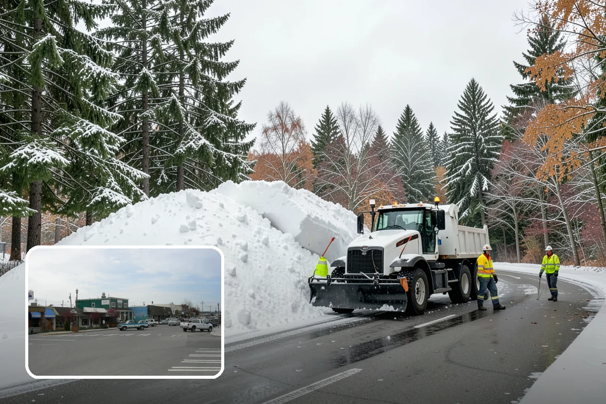Residential Parking Lot Snow Removal in Stanwood, Snohomish County, WA - Residents keep access to their vehicles during rare but disruptive lowland storms