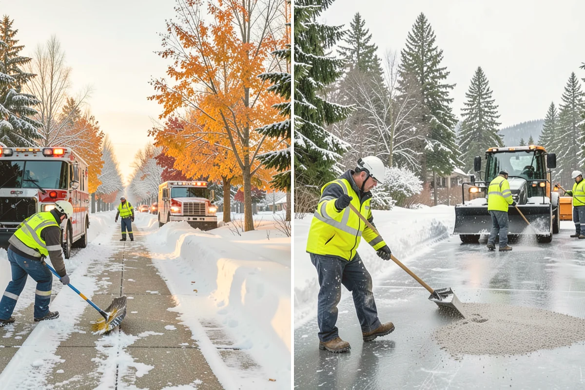 Residential Parking Lot Snow Removal in Stanwood, Snohomish County, WA - Walk the lot to map stall layout, drainage, and where cars stay parked