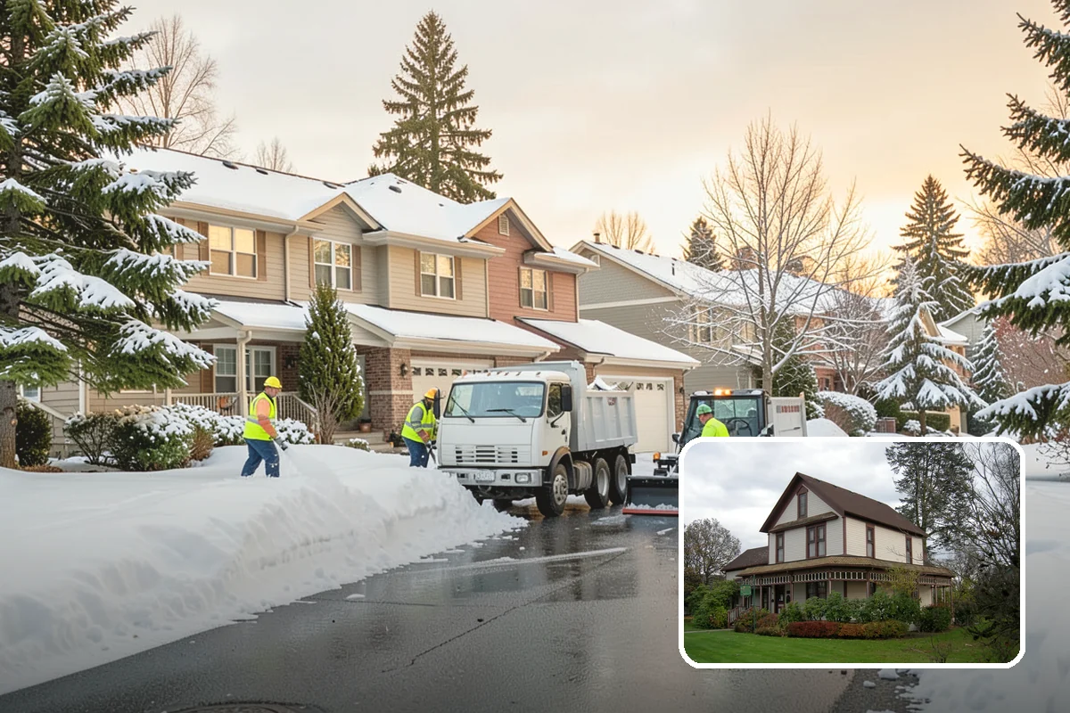Residential Parking Lot Snow Removal in Sumner, Pierce County, WA - Residents keep access to their vehicles during rare but disruptive lowland storms