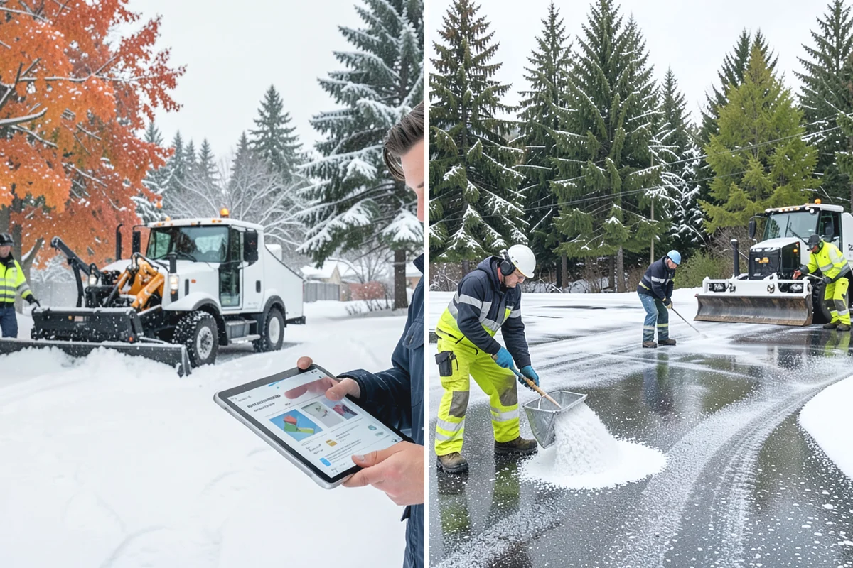 Residential Parking Lot Snow Removal in Sumner, Pierce County, WA - Walk the lot to map stall layout, drainage, and where cars stay parked